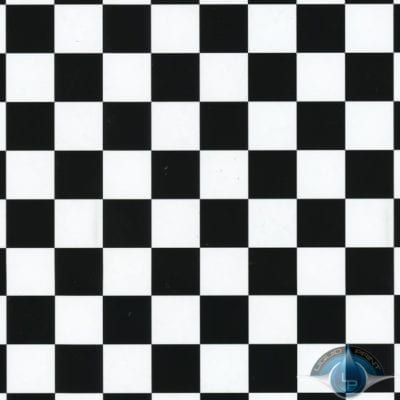 Black Checker on Clear Film-LL-691
