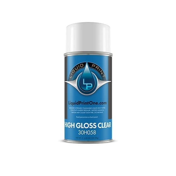 High Gloss Clear - 4oz Aerosol - Liquid Print