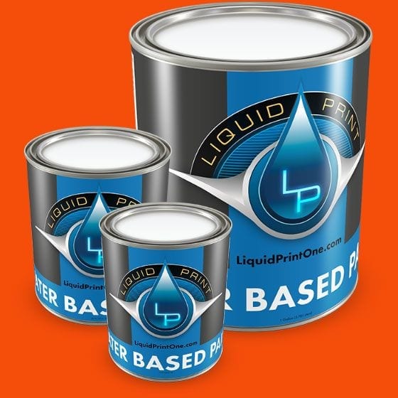 Blaze Orange Paint Liquid Print Blaze Orange Paint Group